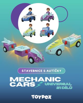 🚗 Mechanic Cars – stavebnice, která rozhýbe dětskou fantazii! 🚀 Sestav, kombinuj a vyraz na cestu! 🏁 Variabilní Mechanic...